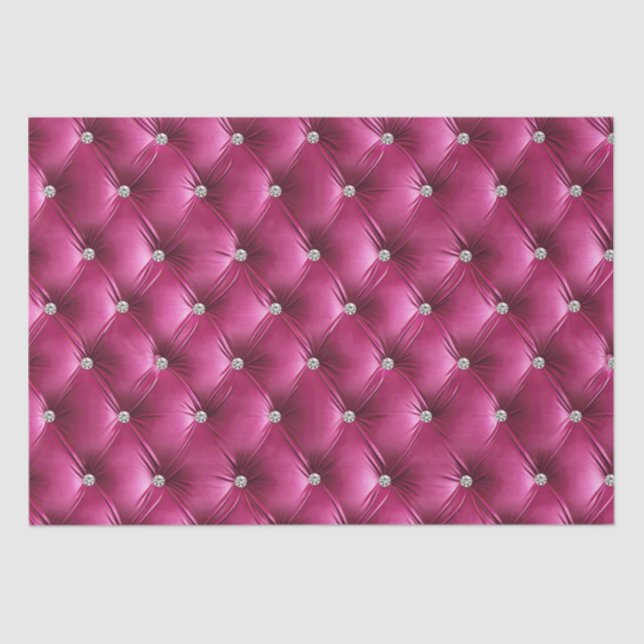 Papel De Seda Terciopelo Faux Pink cálido (Anverso)