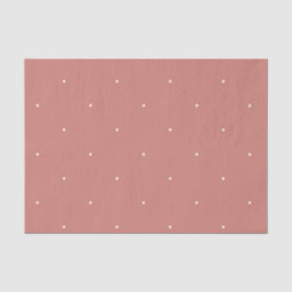 Papel De Seda Terracota Rosa Blanco Patrón