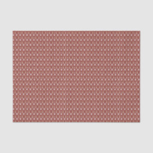 Papel De Seda Terracotta Elegante Ditsy Floral