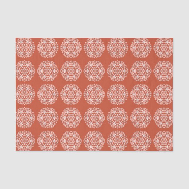 Papel De Seda Terracotta Mandala (Anverso)