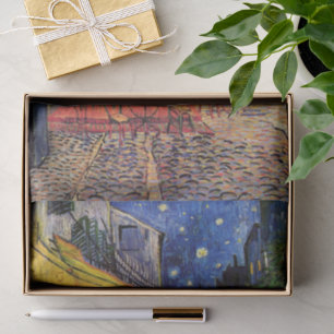 Papel De Seda Terraza de café por la noche de Vincent van Gogh