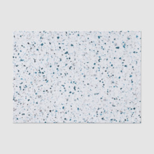 Papel De Seda Terrazzo Elegzo Verde azulado Verde Azul Retro Gri