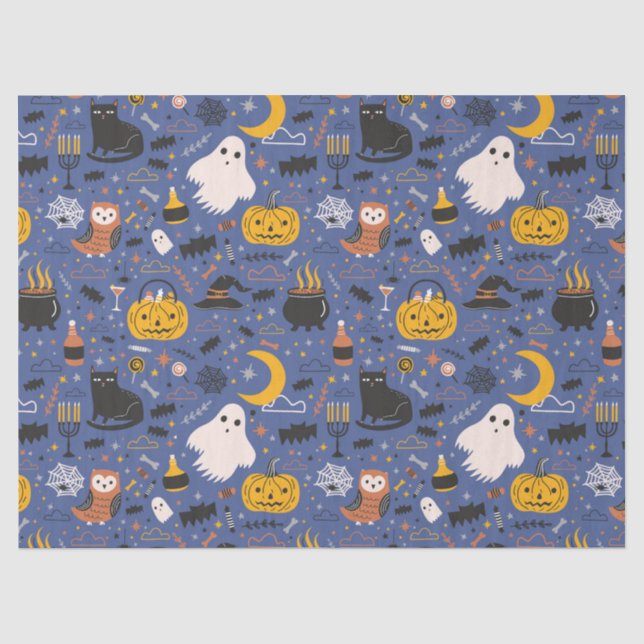 Papel De Seda Terror de Halloween  (Anverso)