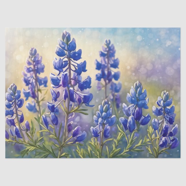 Papel De Seda Texas Bluebonnet Gift Tissue (Anverso)