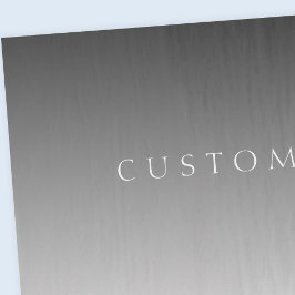 Papel De Seda Texto elegante sobre degradado simple de color gri