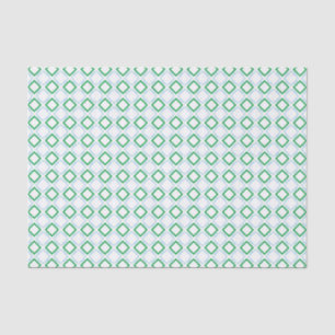 Papel De Seda Texto mínimo de Diamante Verde Azul japonés