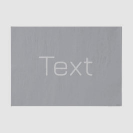 Papel De Seda Texto simple de 3 dimensiones | Gris