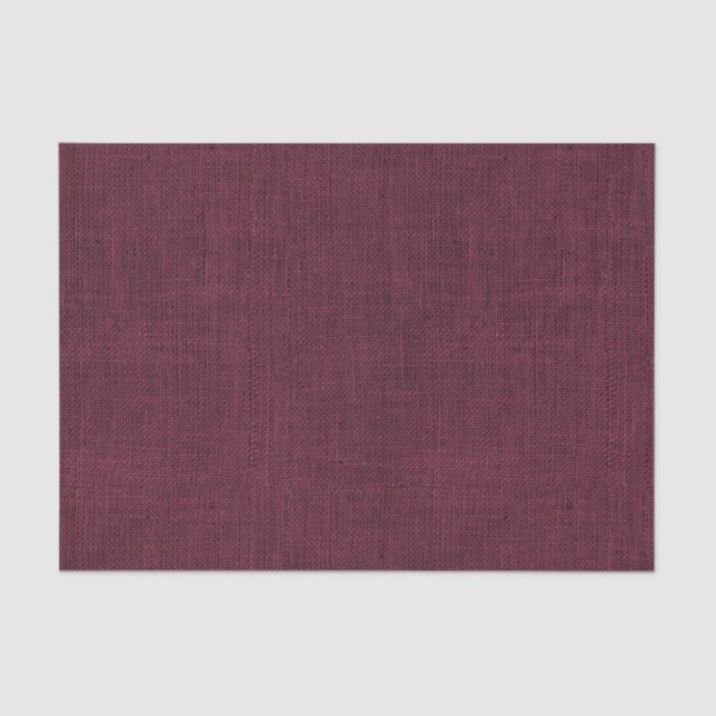 Papel De Seda Textura coloreada vino de la arpillera (Anverso)