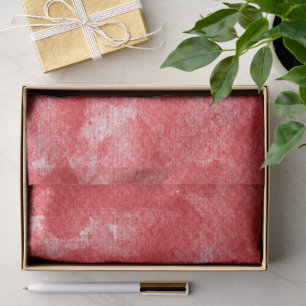 Papel De Seda Textura de acuarela moderna en rojo carmesí