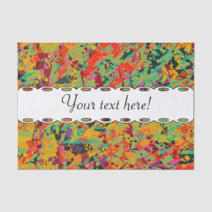 Papel De Seda Textura de agujeros coloridos