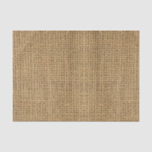 Papel De Seda Textura de Burlap Realista Simple Rústica Marrón c