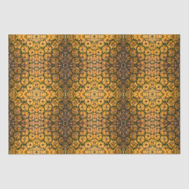 Papel De Seda Textura de cáscara de piña (Anverso)