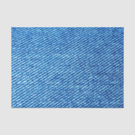 Papel De Seda Textura de Denim Azul