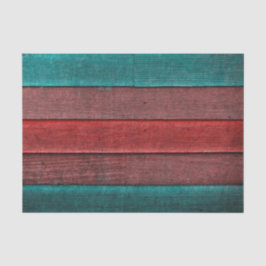 Papel De Seda Textura de grano de madera marrón rojizo teal rúst