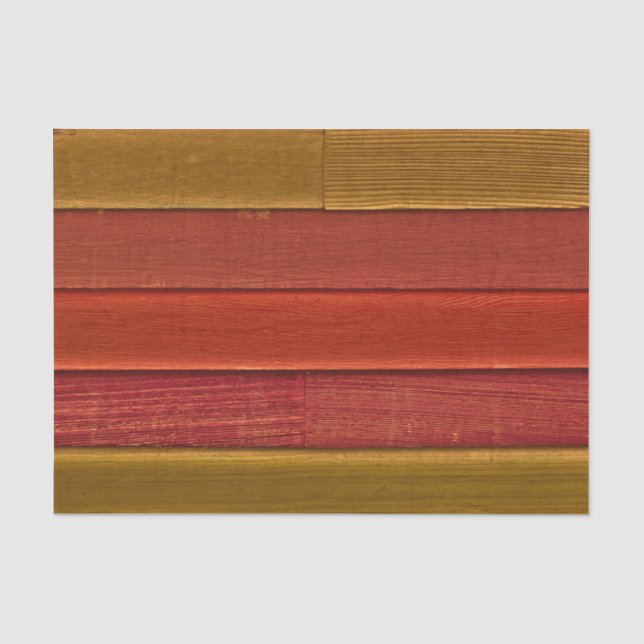 Papel De Seda Textura de grano de madera naranja amarilla rústic (Anverso)