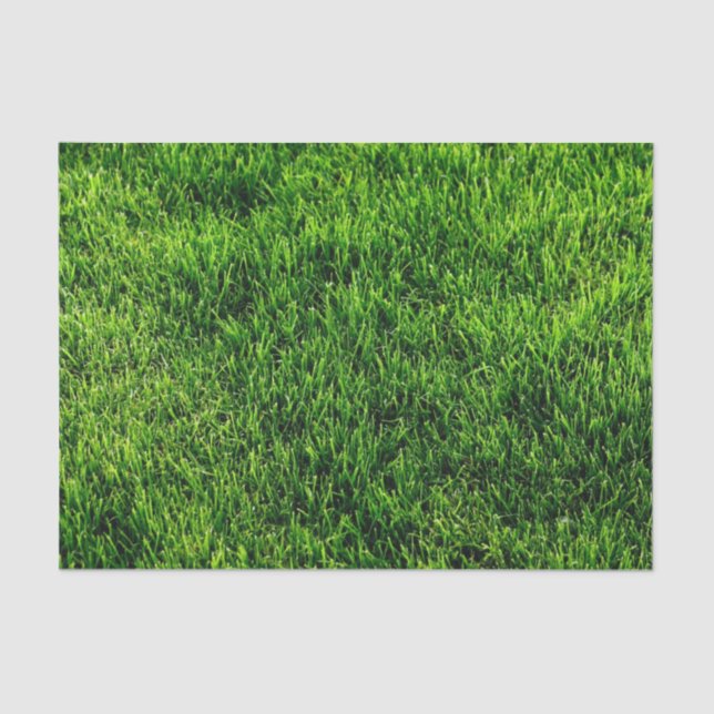 Papel De Seda Textura de la hierba verde de un campo de fútbol (Anverso)