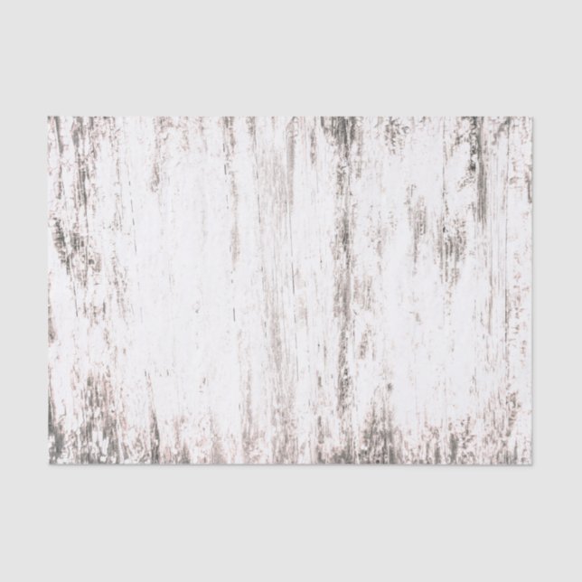Papel De Seda Textura de madera blanca rústica decoupage campest (Anverso)