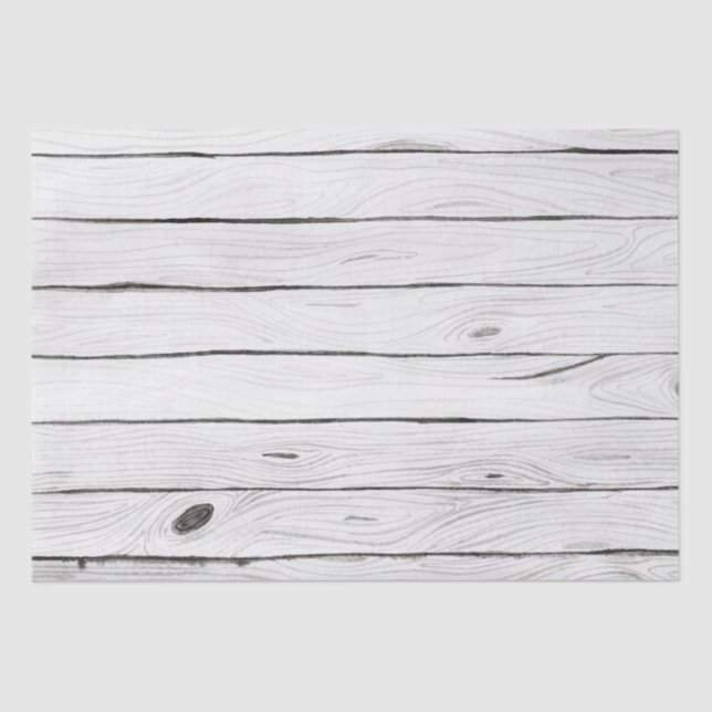 Papel De Seda Textura de madera blanca y negra  (Anverso)