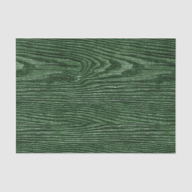 Papel De Seda Textura de madera templada Colocador verde (Anverso)