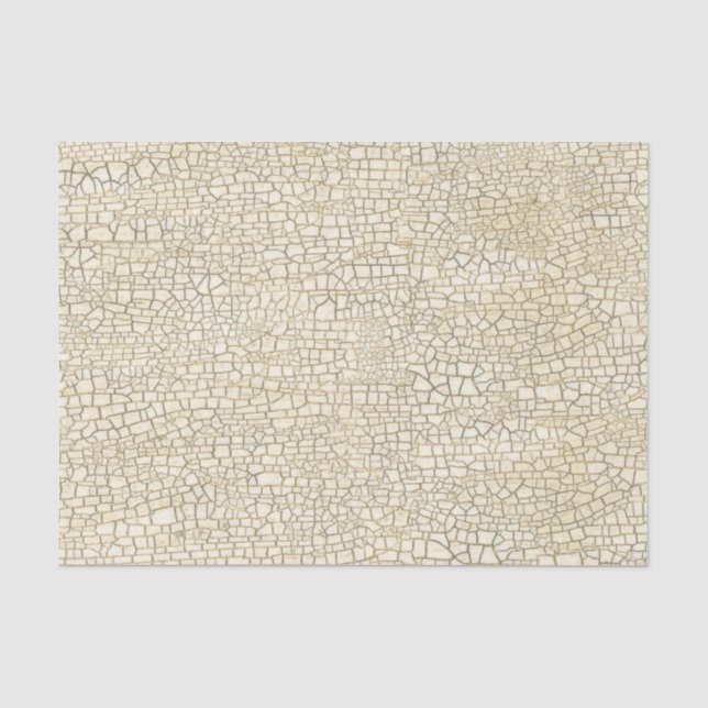 Papel De Seda Textura marfil crujiente (Anverso)
