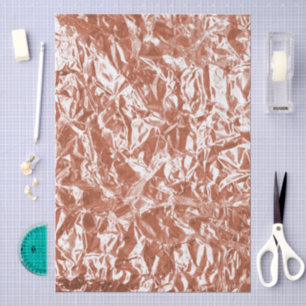 Papel De Seda Textura Metálica Abstracta de Oro Rosa Moderno