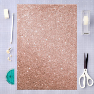 Papel De Seda Textura Metálica Abstracta de Oro Rosa Moderno