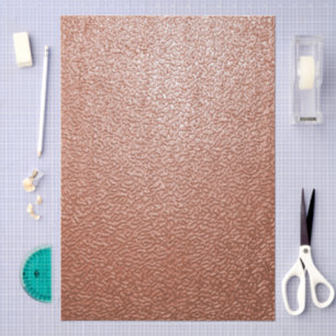 Papel De Seda Textura Metálica Abstracta de Oro Rosa Moderno