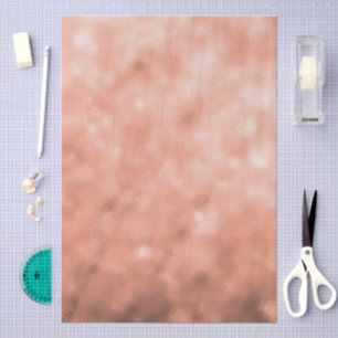 Papel De Seda Textura Metálica Abstracta de Oro Rosa Moderno