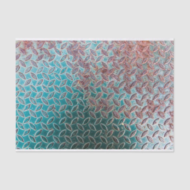 Papel De Seda Textura metalizado oxidada (Anverso)