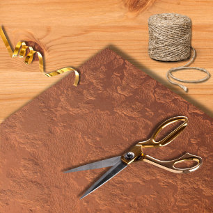 Papel De Seda Textura moderna de cobre metálico