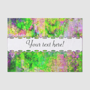 Papel De Seda Textura púrpura verde