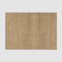 Papel De Seda Textura Realista de Arpillera Marrón Claro Rústico