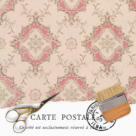 Papel De Seda Textura Rústica Vintage Decoupage Victoriano