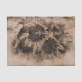Papel De Seda Textura sepia antigua rústica vintage floral