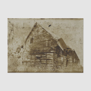 Papel De Seda Textura sepia vintage de granero rústico campestre