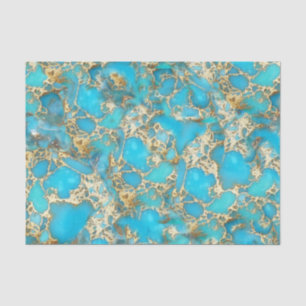 Papel De Seda textura turquesa