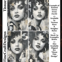 Textura urbana Retratos modernos DM4L Decoupage