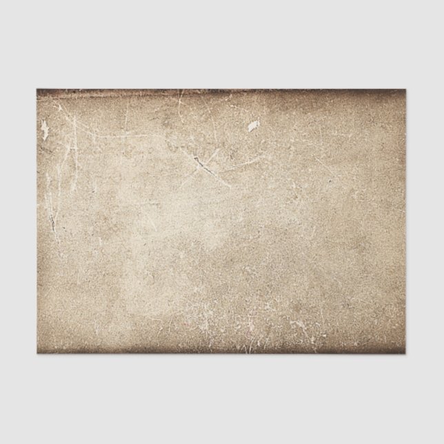 Papel De Seda Textura Vintage Sepia Decoupage Rústico (Anverso)
