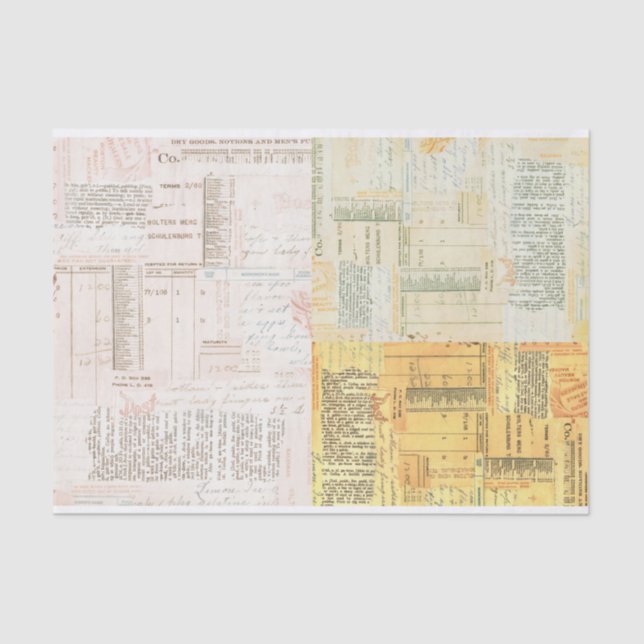 Papel De Seda Textura vintage suave (Anverso)