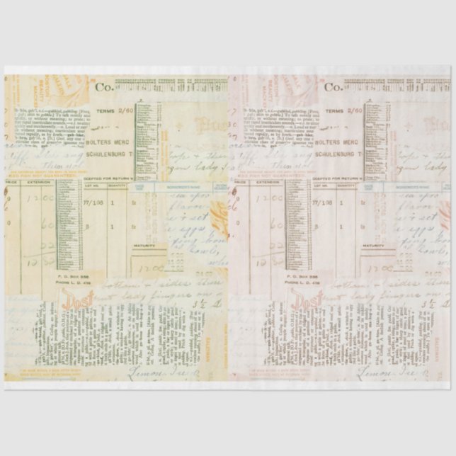 Papel De Seda Textura vintage suave (Anverso)