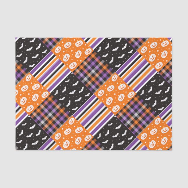 Papel De Seda Texturas de Halloween (Anverso)