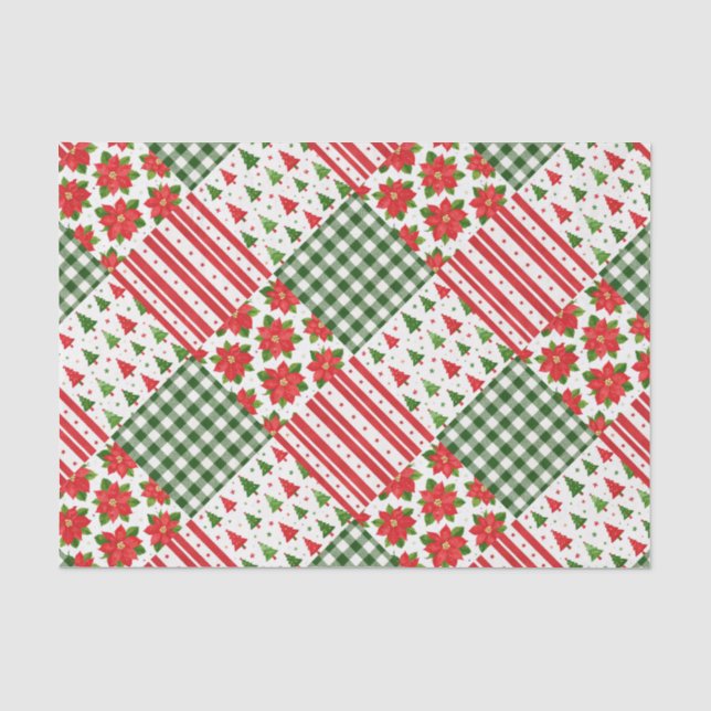 Papel De Seda Texturas de Navidad (Anverso)