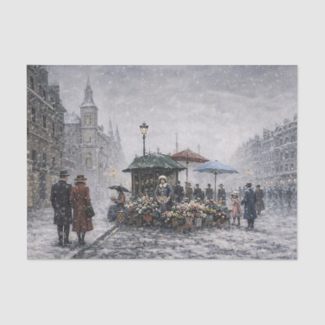 Papel De Seda The Flower Market (Anverso)