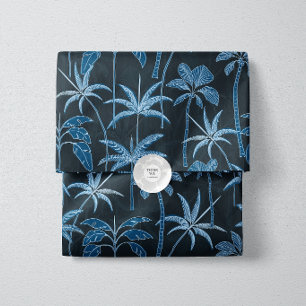 Papel De Seda The Gentle Reveal: Lujo Botánico Palma Azul Marino