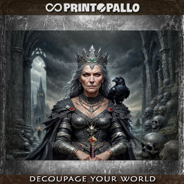 Papel De Seda The Morrigan (versión antigua): Diosa de la guerra