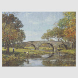 Papel De Seda The Old Bridge (por Theodore Robinson)