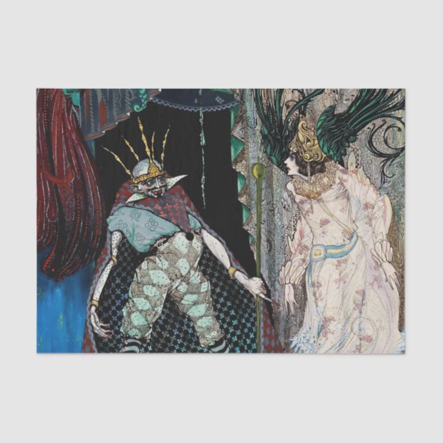 Papel De Seda “The Travelling Companion” by Harry Clarke (Anverso)