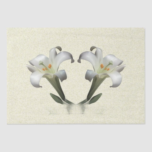 Papel De Seda The White Lily - (Anverso)