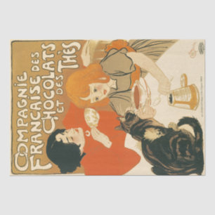Papel De Seda Théophile Steinlen Compagnie Française Chocolate