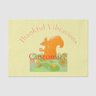 Papel De Seda Thunder_Cove, ardilla de vibraciones agradecidas